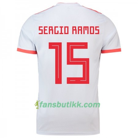 Fotball-VM 2018 Spania drakt Sergio Ramos 15 Bortetrøye